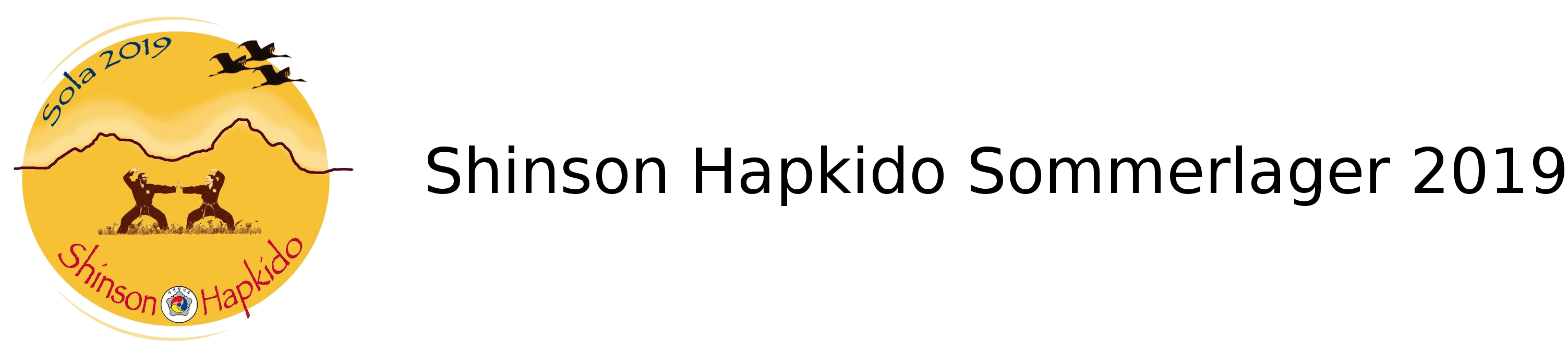 Shinson Hapkido Sommerlager 2019 Logo